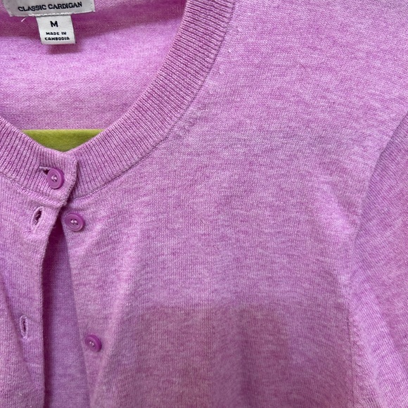 J CREW lilac cardigan - Picture 5 of 5